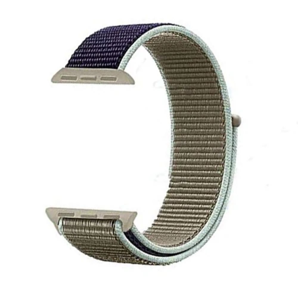 

Stuffcool Nylon Watch Band Compatible with All Apple Watch Series (Khakhi Sports)