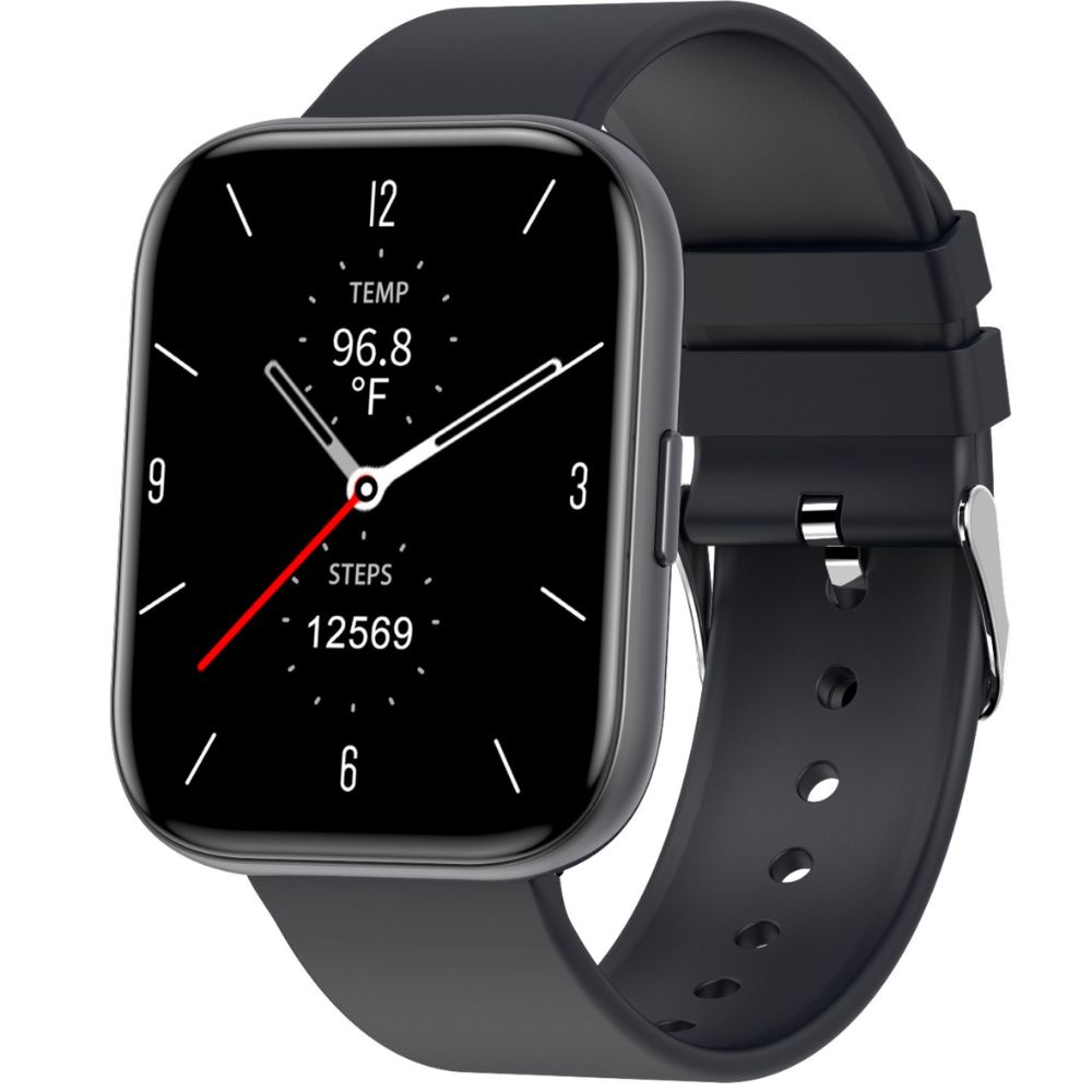 

Fire-Boltt Mercury Bluetooth Smartwatch with IP67 Water Resistant, Body Temperature Monitoring, Remote Camera Control (Black)