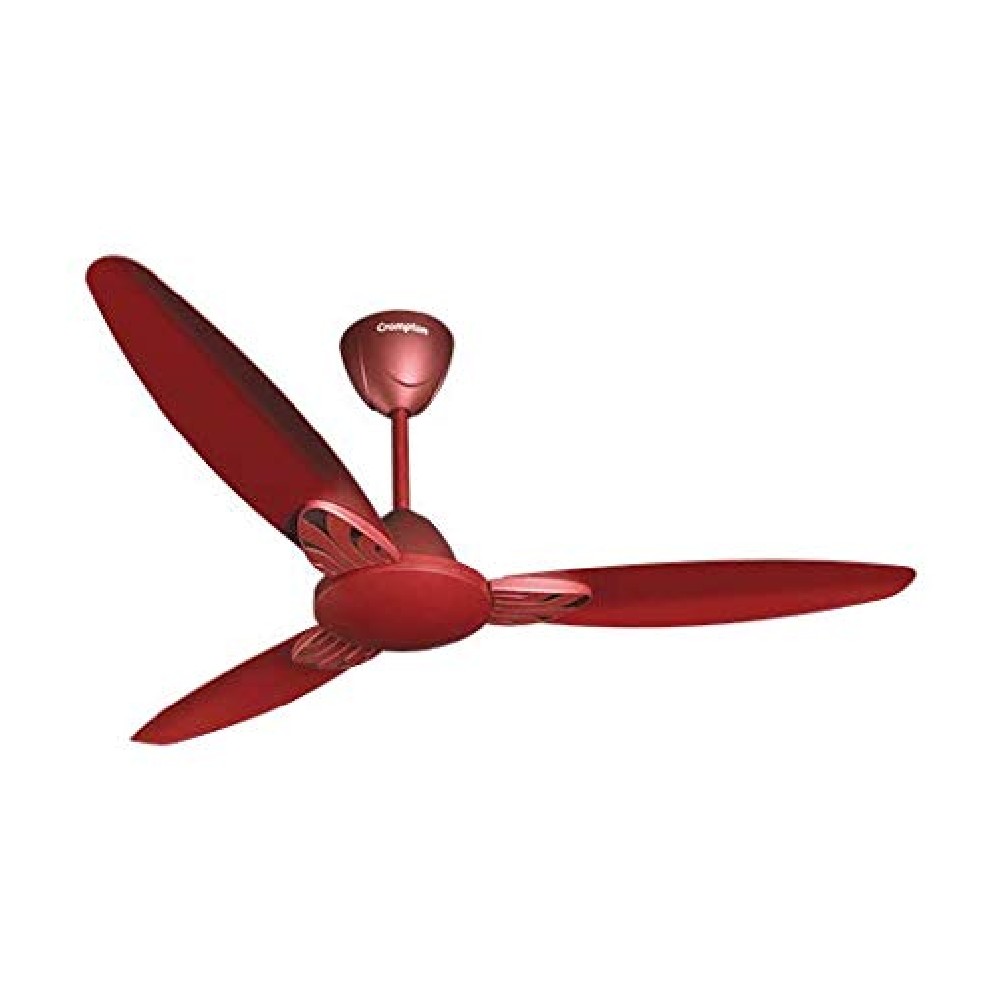 

Crompton Senoprime Unique Ceiling Fan Design with Anti-corrosive Aluminium Body, 100% Copper Winding, Low Noise Operation (Maroon Matt)