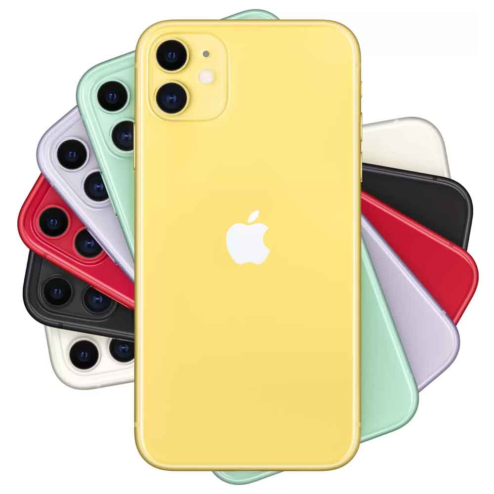 Apple iPhone 11 (64GB, Yellow) (Includes EarPods, Power Adapter 