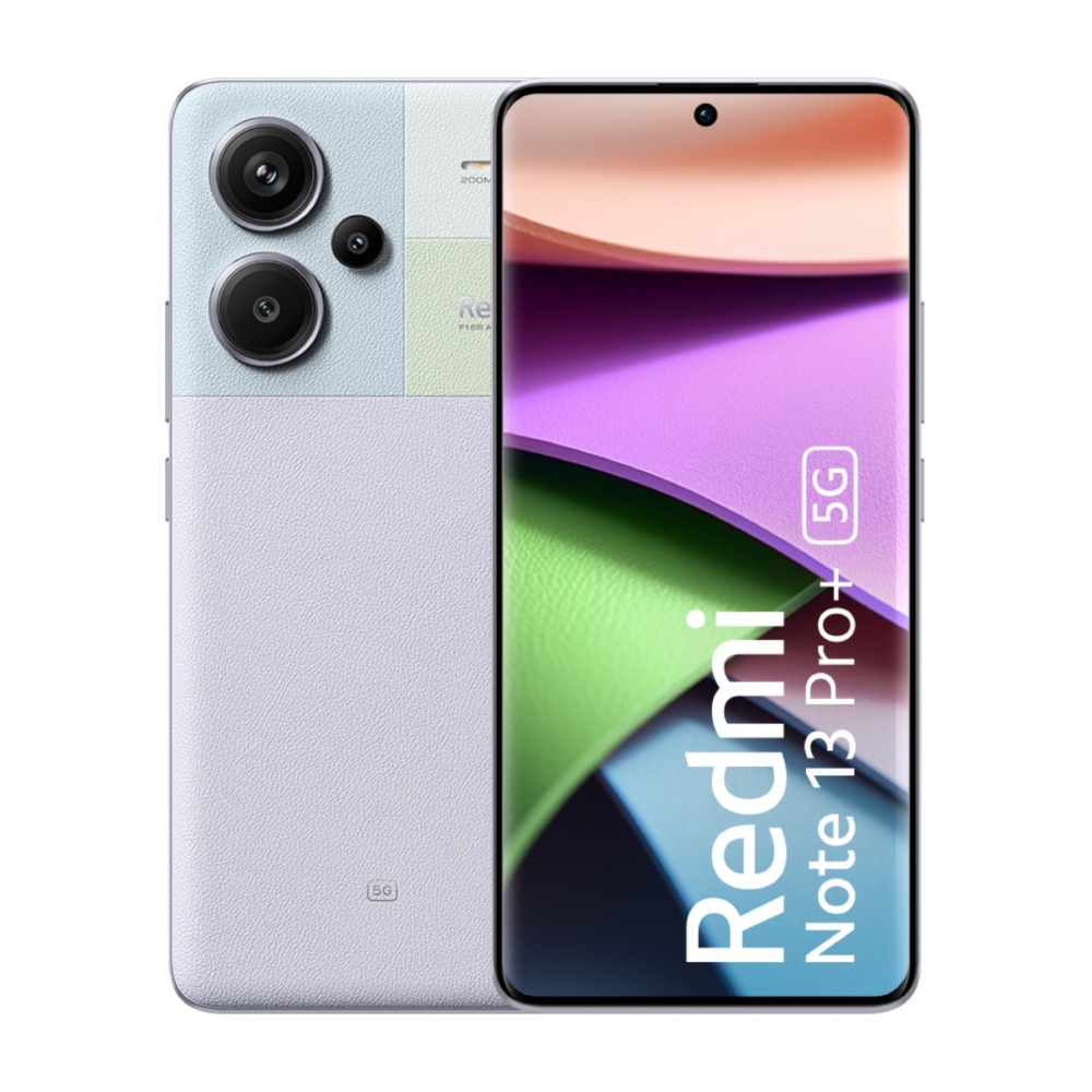 Redmi Note 13 Pro+ 5G Dual Sim Smartphone (12GB RAM, 256GB Storage) 6.67 inch 3D Curved AMOLED Display |MediaTek Dimensity 7200-Ultra (Fusion Purple)