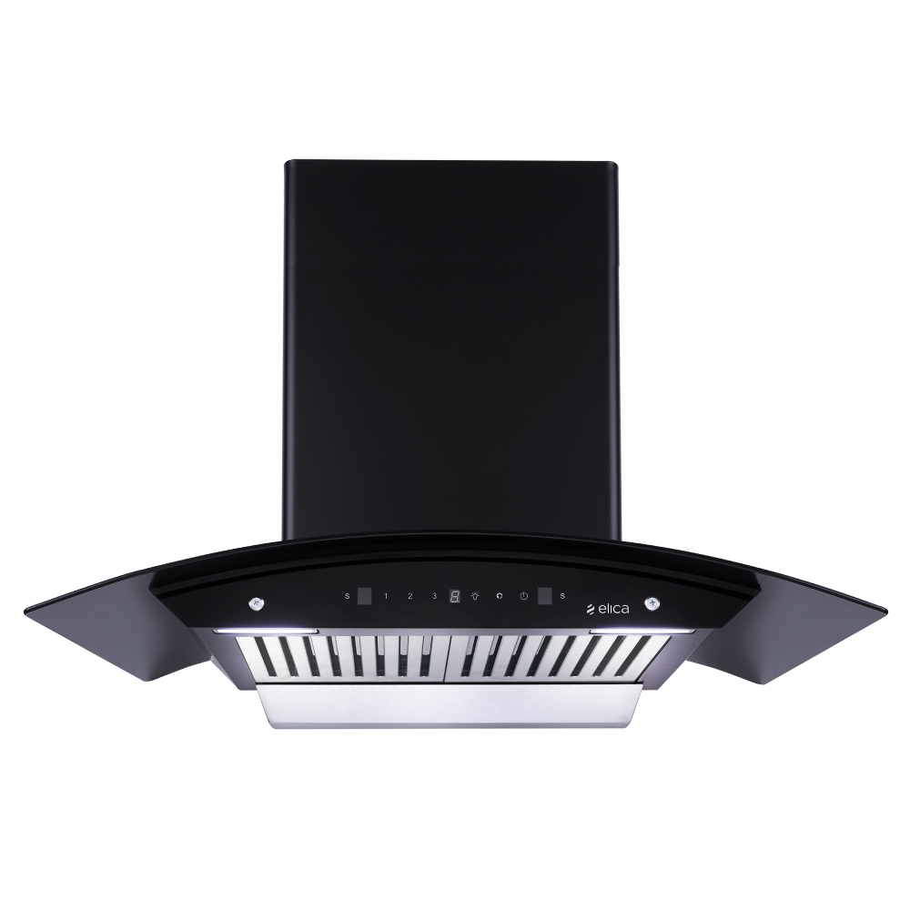 

Elica Chimney with Touch Control with Motion Sensor, Baffle Filter, Wall Mount, 1200m3/hr Suction Power (Black, WDBF906HACMSNERO)