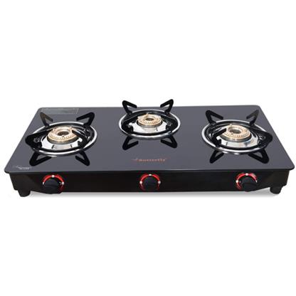 buy Butterfly Wave 3 Burner Gas Stove Cooktop :