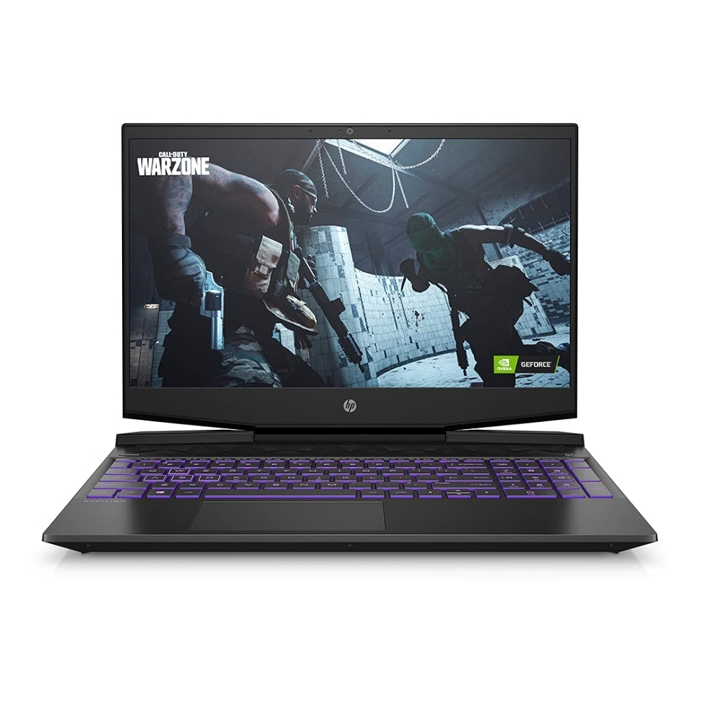 

HP Pavilion Gaming 15-dk2096TX Laptop (11th Gen Core i7/16 GB RAM/512 GB SSD /15.6" FHD Display /4 GB NVIDIA Graphics/Win 11 / MSO), Black