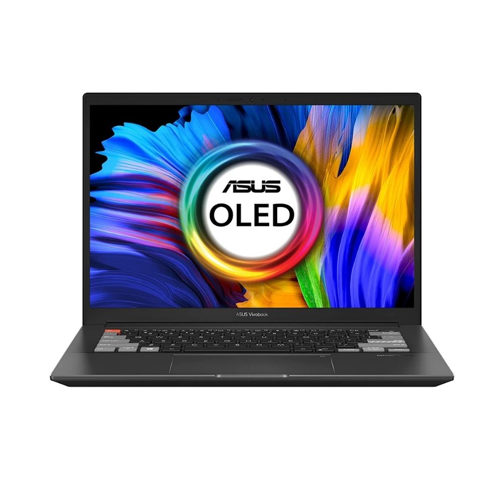 

ASUS Vivobook 14x OLED M7400QC-KM053W Laptop (AMD Ryzen 9/16 GB RAM / 1 TB SSD / 14'inch (35.56 cm) Display / NVIDIA® GeForce® RTX™ 3050 /Windows 11), Black
