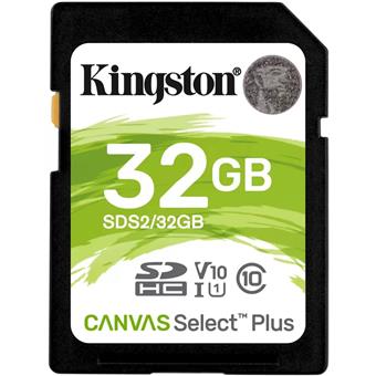 

Kingston Select Plus 100MB/S 32GB Camera SD Card, KG32GBCAMERASDCD