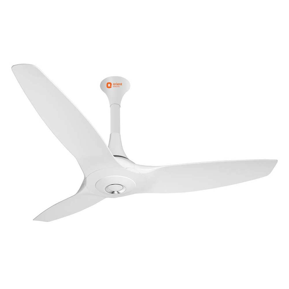 

Orient Aero-quiet Ceiling Fan with Aerodynamic Profile Blades, Strong 18 Pole Motor, Double Ball Bearing, Silent Operation Premium PU Finish (White)