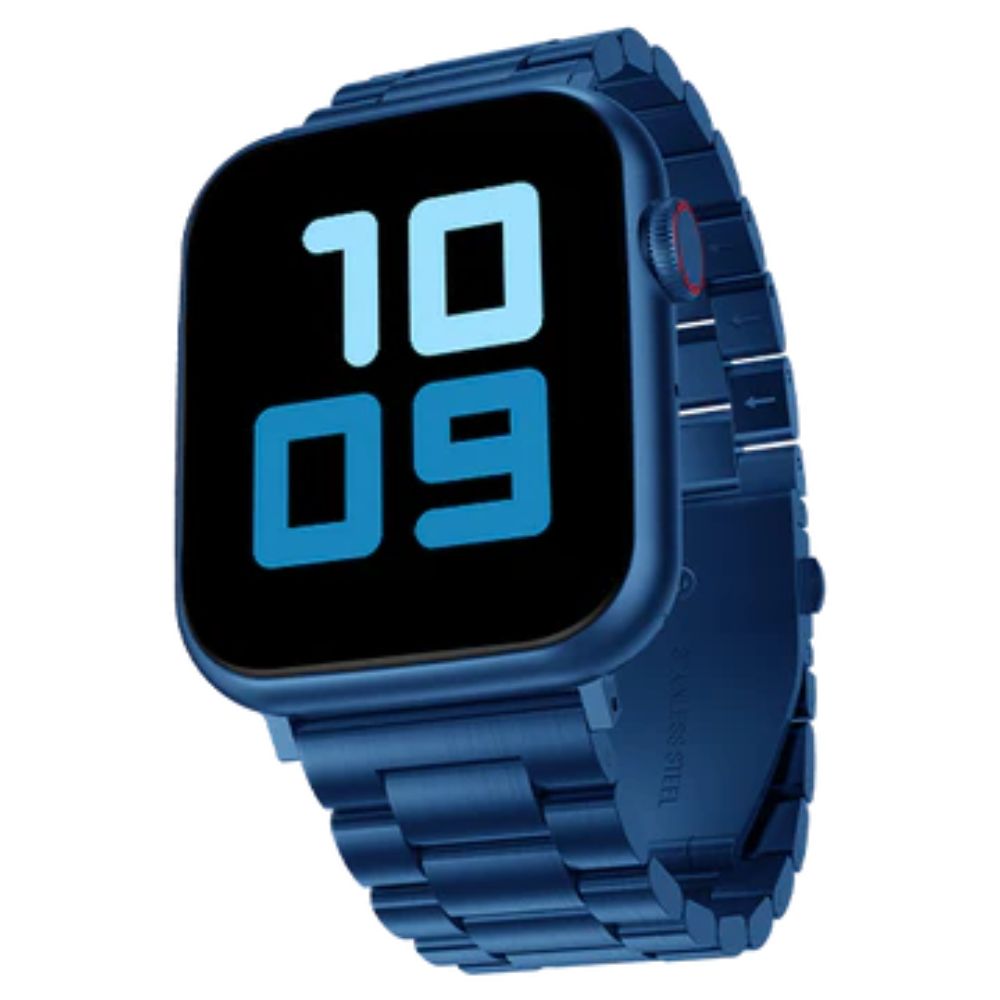 Fire-Boltt Lumos Bluetooth Calling Smartwatch with 100+ Sports Modes, Inbuilt Games, Stainless Steel Design (Blue)
