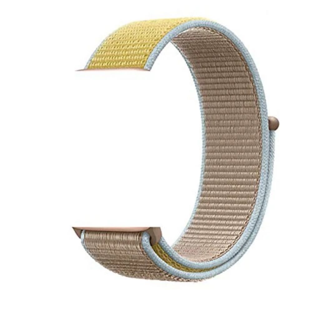 

Stuffcool Nylon Watch Band Compatible with All Apple Watch Series (Camel Sports)