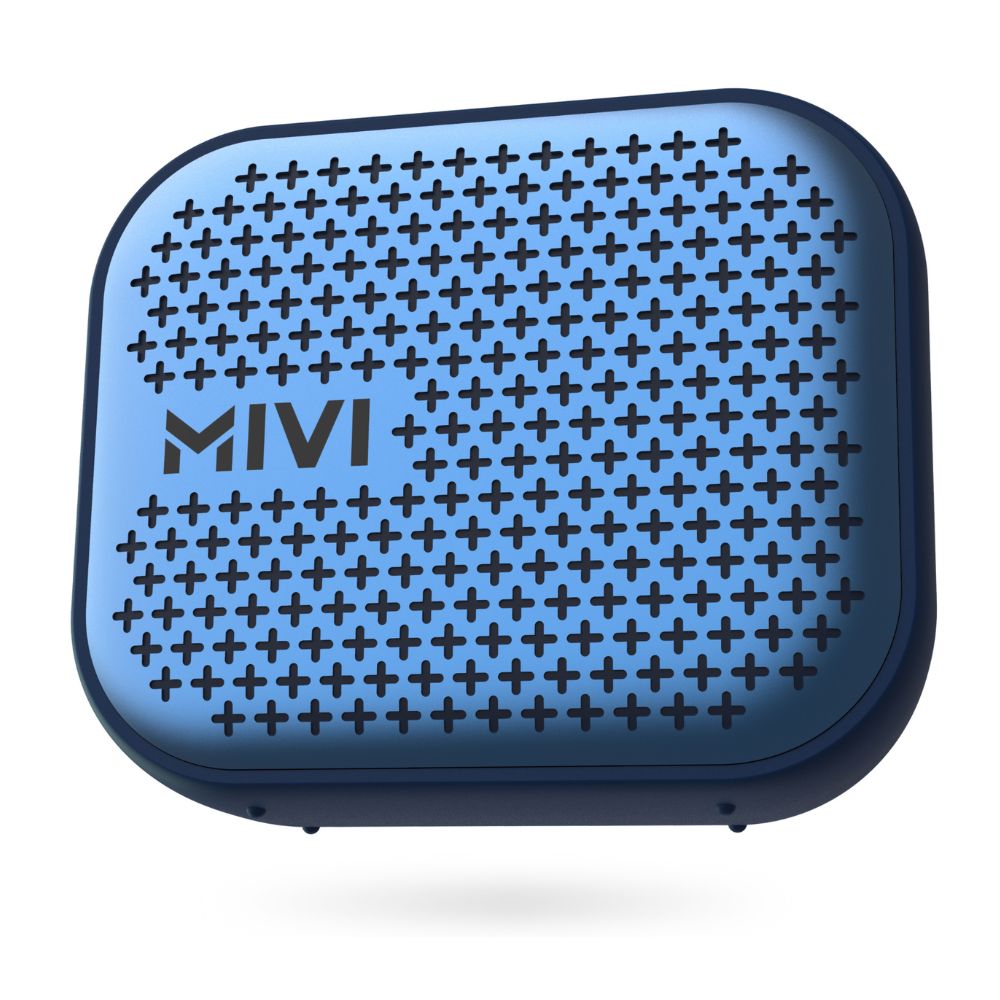 

Mivi Roam 2 Portable Speaker with Bluetooth Version v5.0, Upto 24 Hours Playtime, Water Proof (Blue)