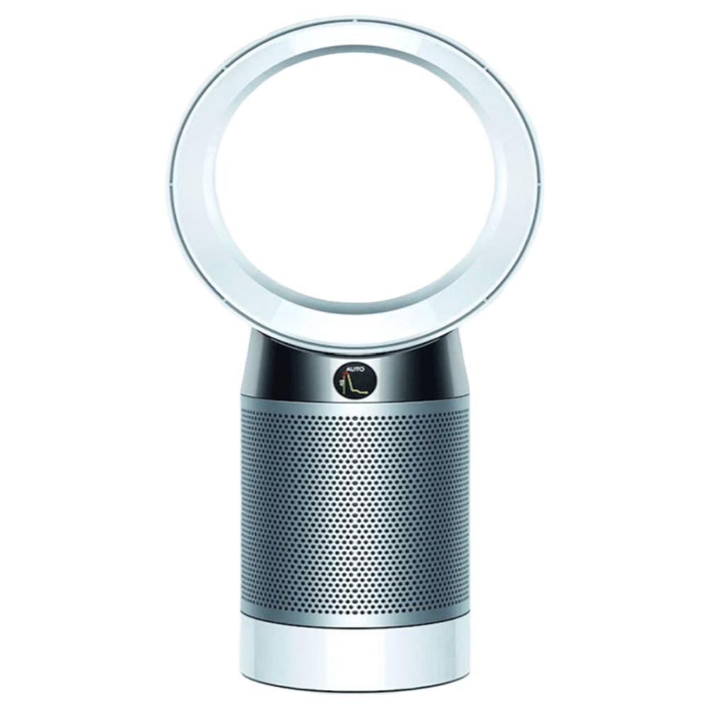 

Dyson DP04 Pure Cool Desk Air Purifier with Draught-free Diffused Mode, Remote Control, Night-time Mode, Intelligent Reporting (White, Silver)