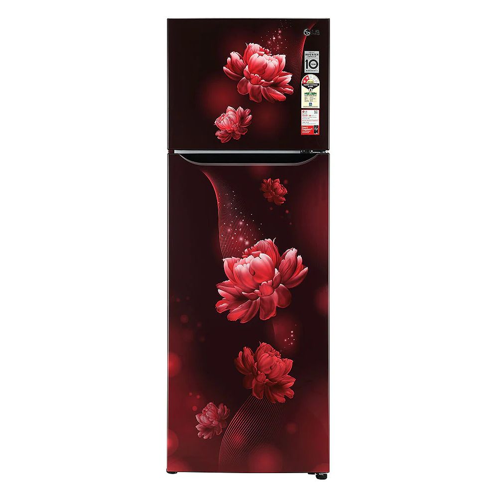 

LG 308 Ltrs 2 Star Frost Free Double Door Inverter Refrigerator (GLT322SSCY, Scarlet Charm)