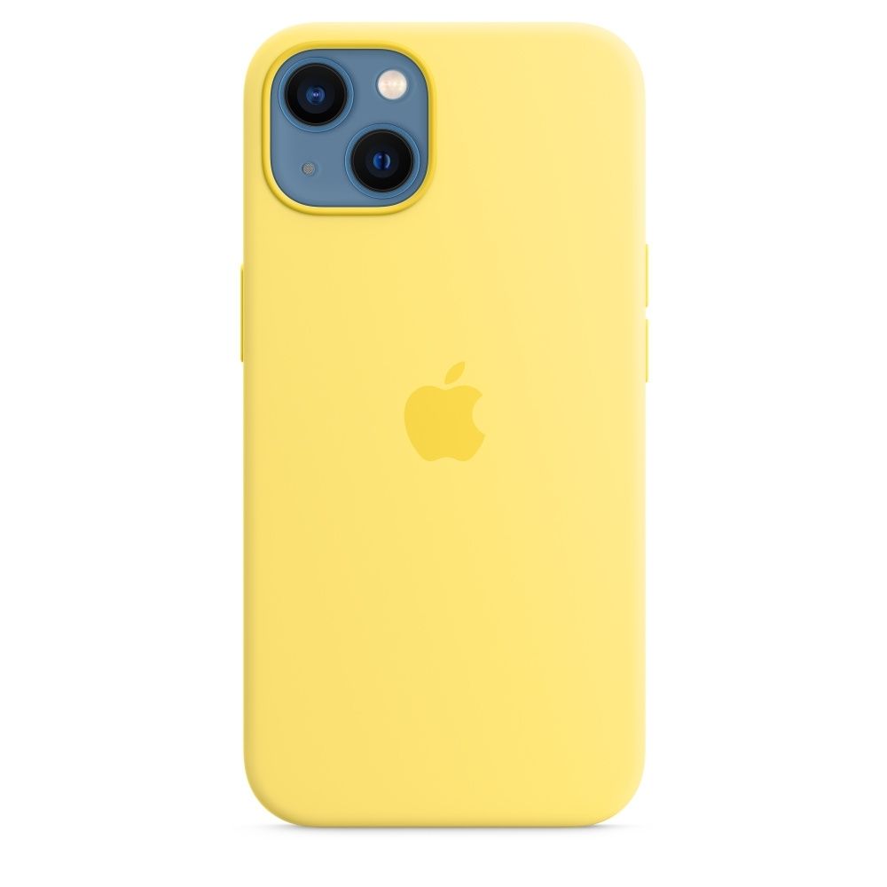 

Apple iPhone 13 Silicone Case with MagSafe (Lemon Zest)