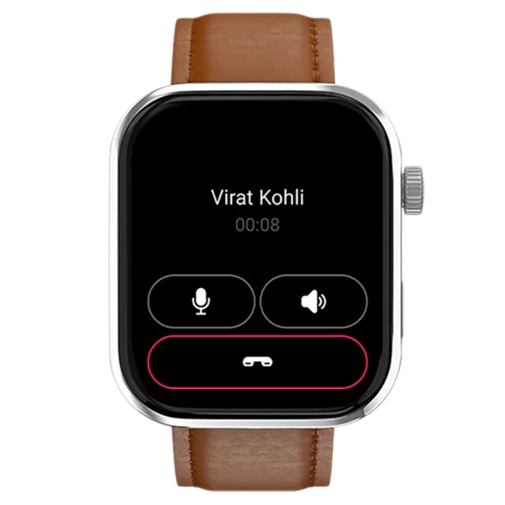 Noise Colorfit Pro 5 Smart Watch with 1.85-inch AMOLED display, Bluetooth calling, Classic Brown (WRBSWCOLORFITPRO544MMLTHRSLVRBRN)
