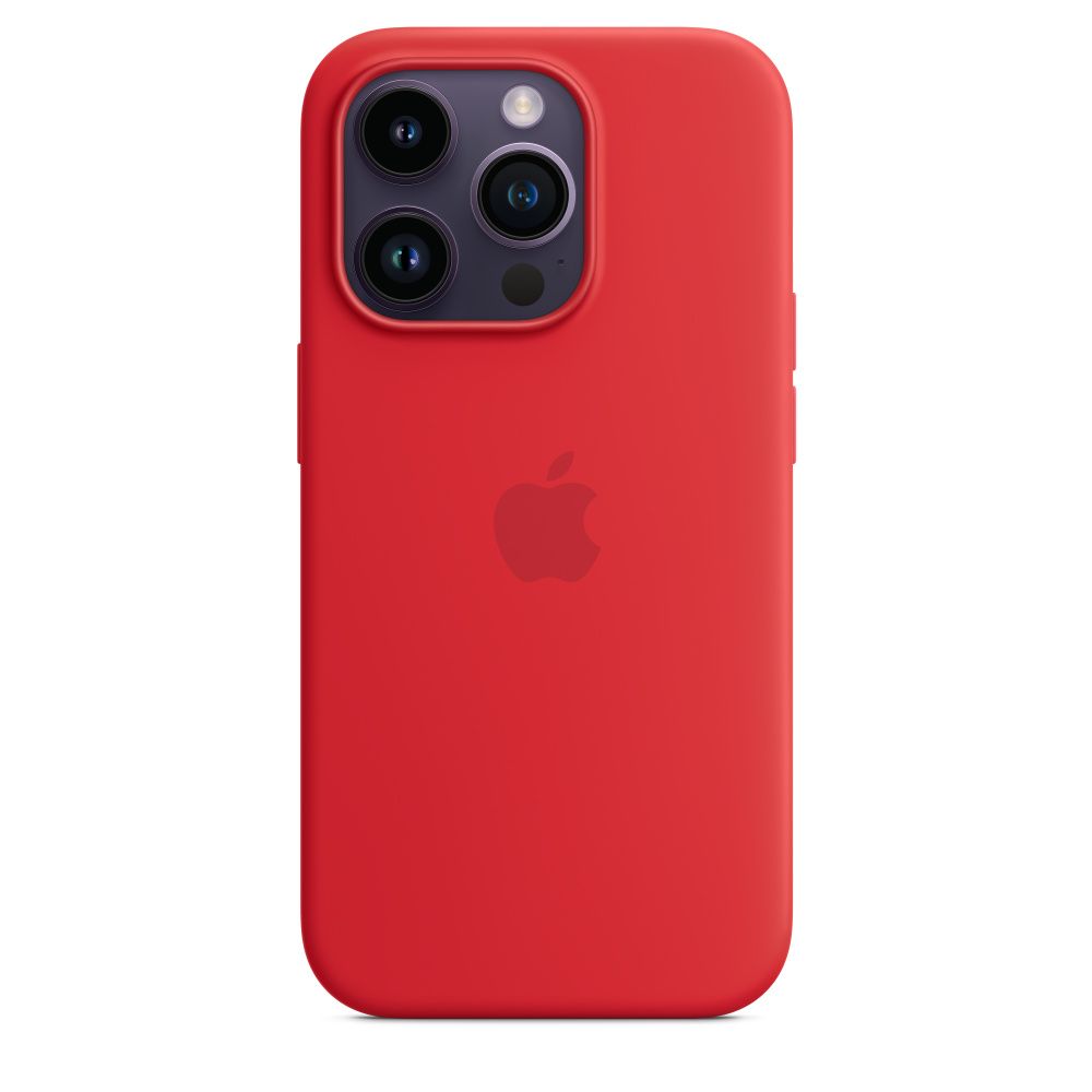 

Apple iPhone 14 Pro Silicone Case with MagSafe [(Product) Red]