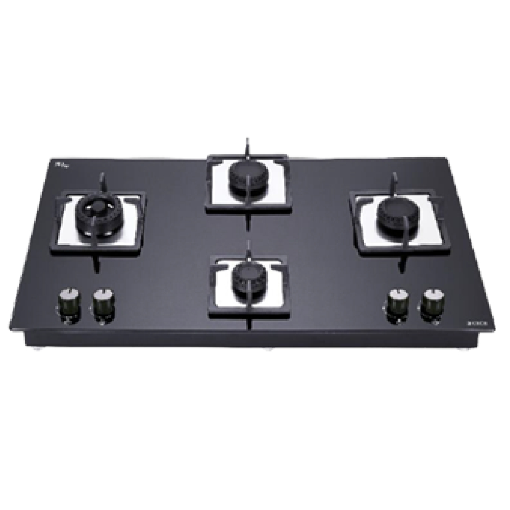 

Elica Built in Hob with 4 Brass Burner, Auto Ignition, Cast Iron Pan Support (Black, FLEXISWIRL4B91MTNX)