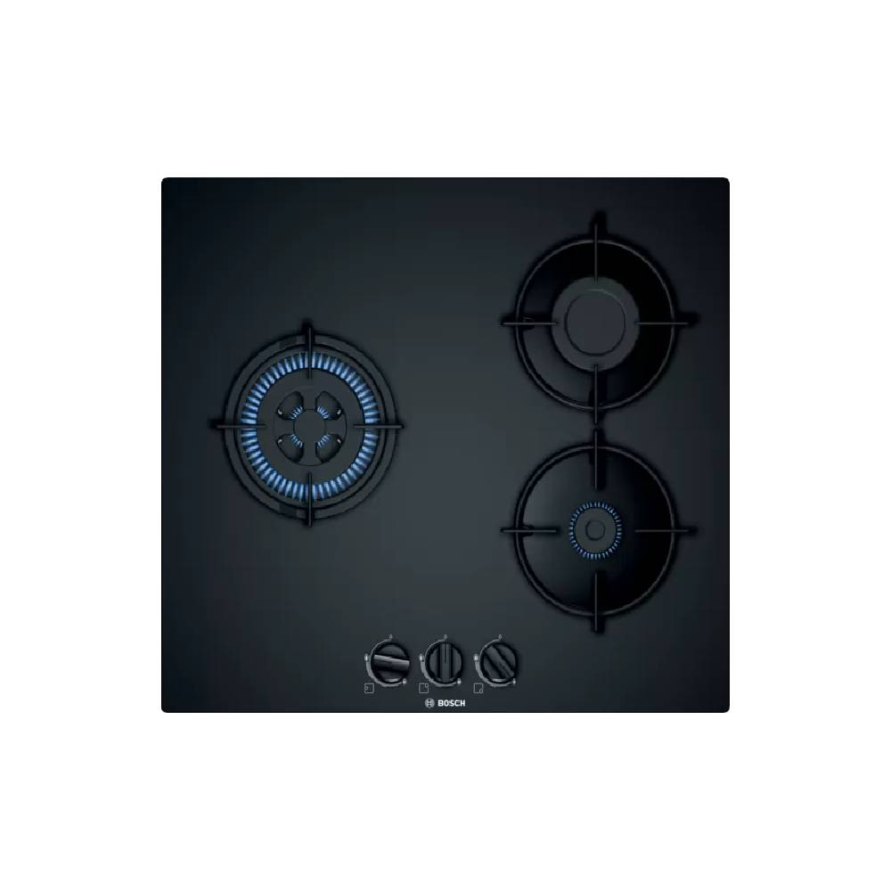 

Bosch Hob with Low Profile Stainless Steel Cooking Surface, Flame Failure Safety Device, Wok Burner Features, Built-in Free-Standing (PNC6B6B10I)
