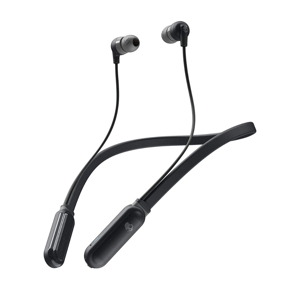 

Skullcandy Inkd Plus Neckband with Microphone, Up to 8 Hours of Battery Life, Bluetooth Wireless Technology (Black)