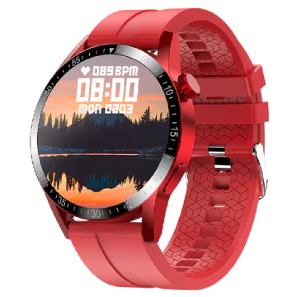 

Fire-Boltt Talk Pro Bluetooth Calling Smartwatch with 60 Sports Modes, IP68 Water Resistant (Red)