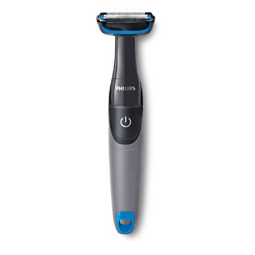 Philips Series 1000 Body Groomer with Skin Protection System, 3 AA Batteries, 1 Fixed Length Setting, Ergonomic Grip & Handling (BG1025/15)