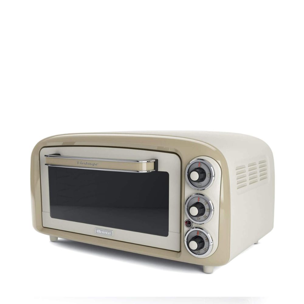 

Ariete Vintage 18 Litres Oven with 3 Cooking Modes, 60 Minute Timer, Stainless Steel Grill (VINTAGEOVEN18LT, Beige)