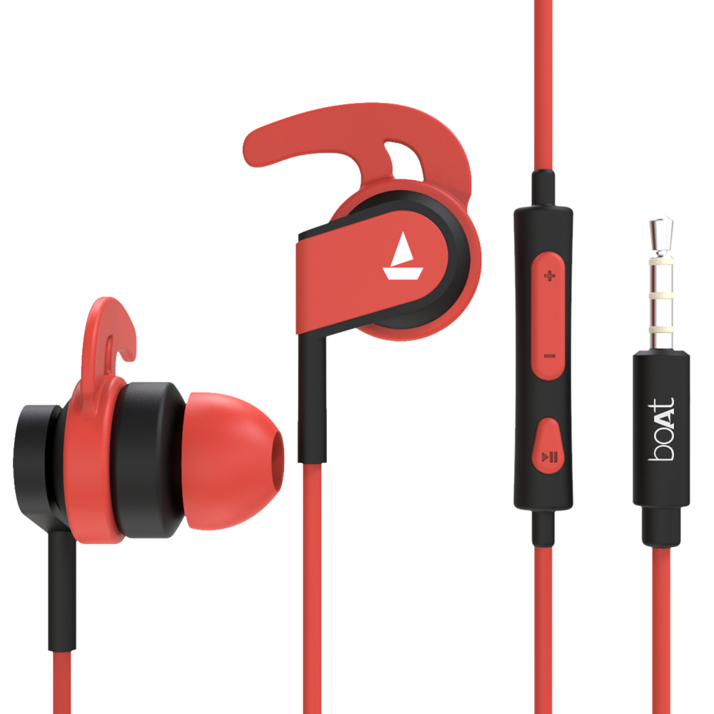 

boAt Bassheads 242 Earphone (Red)