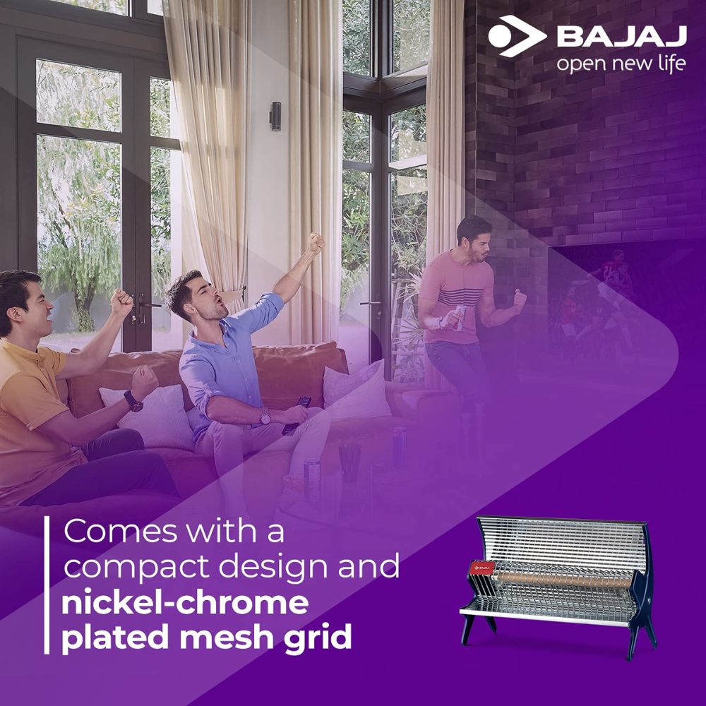 Bajaj Flashy Room Heater with 1000 Watts, Neat Clean Operation, Compact  Design (Black, FLASHY) Price in India - buy Bajaj Flashy Room Heater with 1000  Watts, Neat Clean Operation, Compact Design (Black,