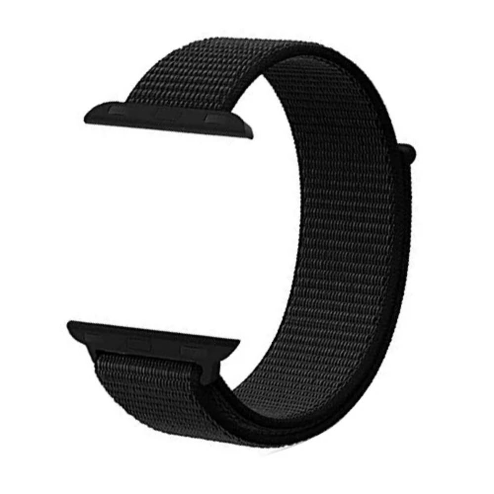 

Stuffcool Nylon Watch Band Compatible with All Apple Watch Series (Black)