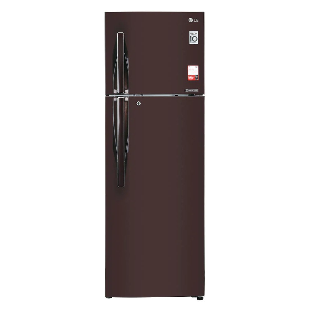 

LG 360 Litres Frost Free Double Door Refrigerator with Door Cooling Plus, Inverter Linear Compressor (GL-T402JRS2, Russet Sheen)