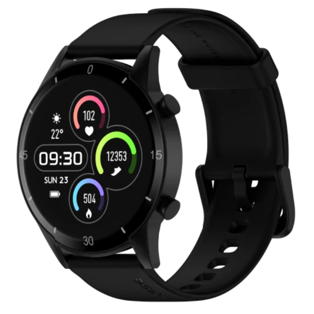 

Noise NoiseFit Agile 2 Buzz Bluetooth Calling Smart Watch with 100+ Cloud Based Watch faces, IP68 Rating, 60 sports modes (Jet Black)