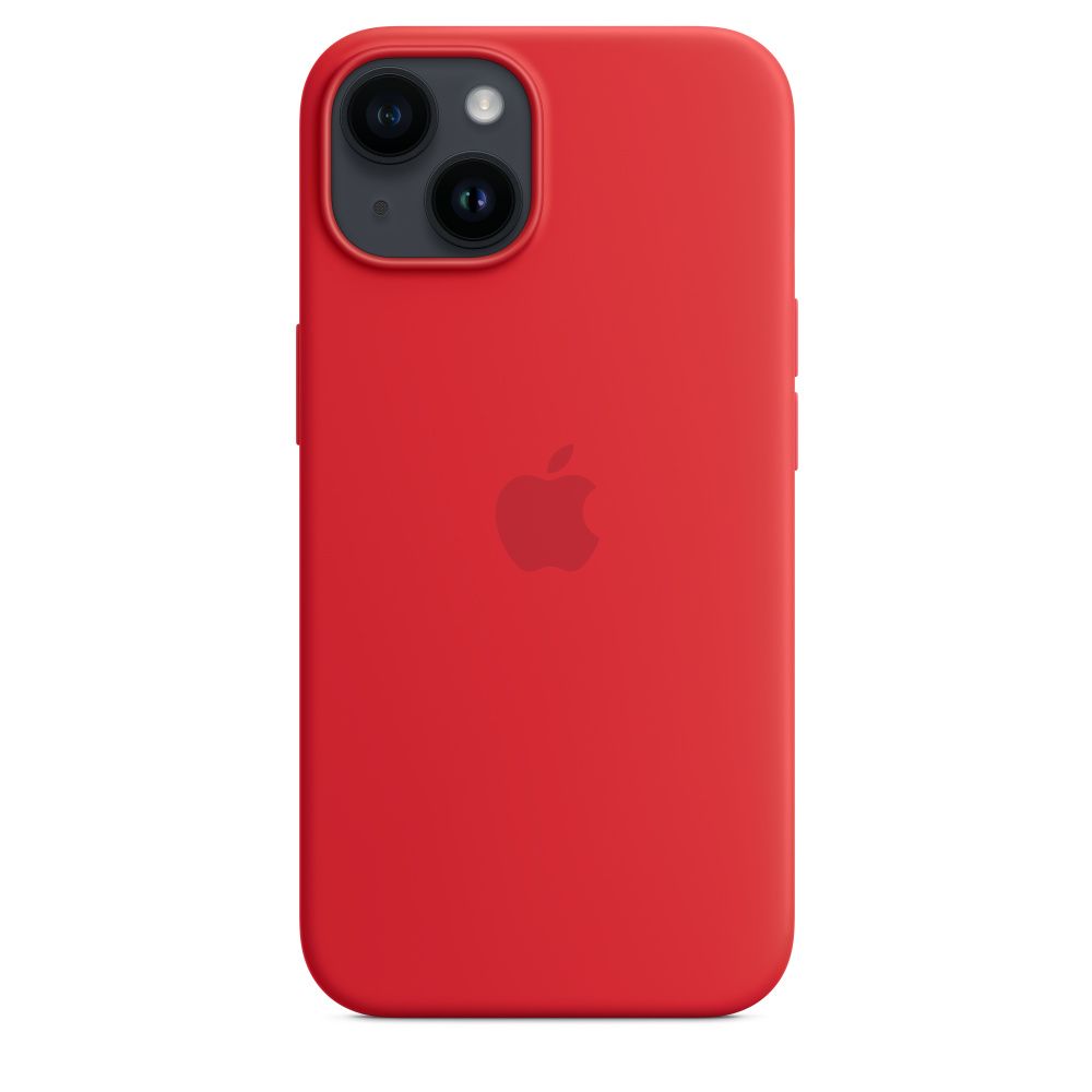 

Apple iPhone 14 Silicone Case with MagSafe [(Product) Red]