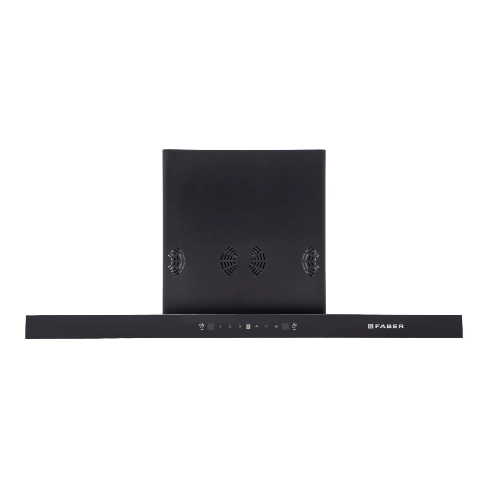 

Faber Silencio 90 cm Chimney with Wall Mount, 1325m3/hr Suction, Filterless, Touch & Gesture Control (Black, SILENCIO3DINDHCSCFLBK90)