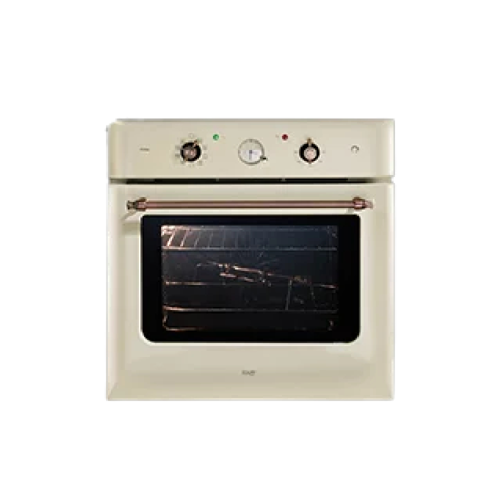 

Kaff Clove Built in Oven with Cream Retro Finish, Three layer Glass Door, Internal Cooling Fan (CLOV6CR)
