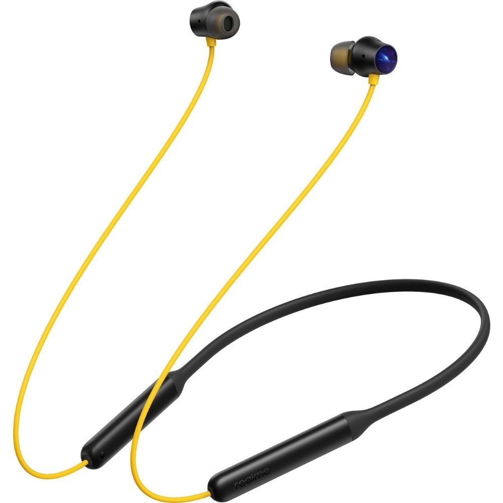 

realme Buds Wireless 2 with Active Noise Cancellation (ANC) Bluetooth Neckband and Sony LDAC Hi-Res Audio (Bass Yellow)