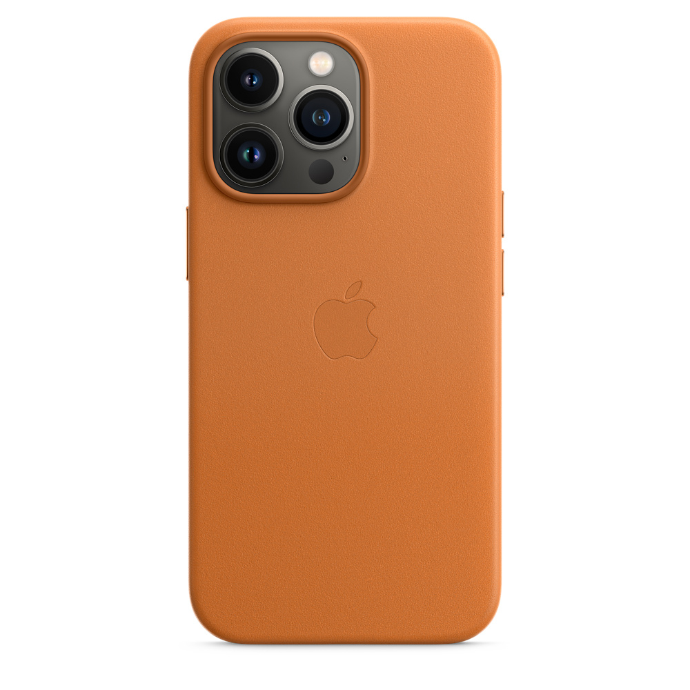 

Apple Leather Case With Magsafe Accesibility iPhone 13 Pro (Golden Brown)