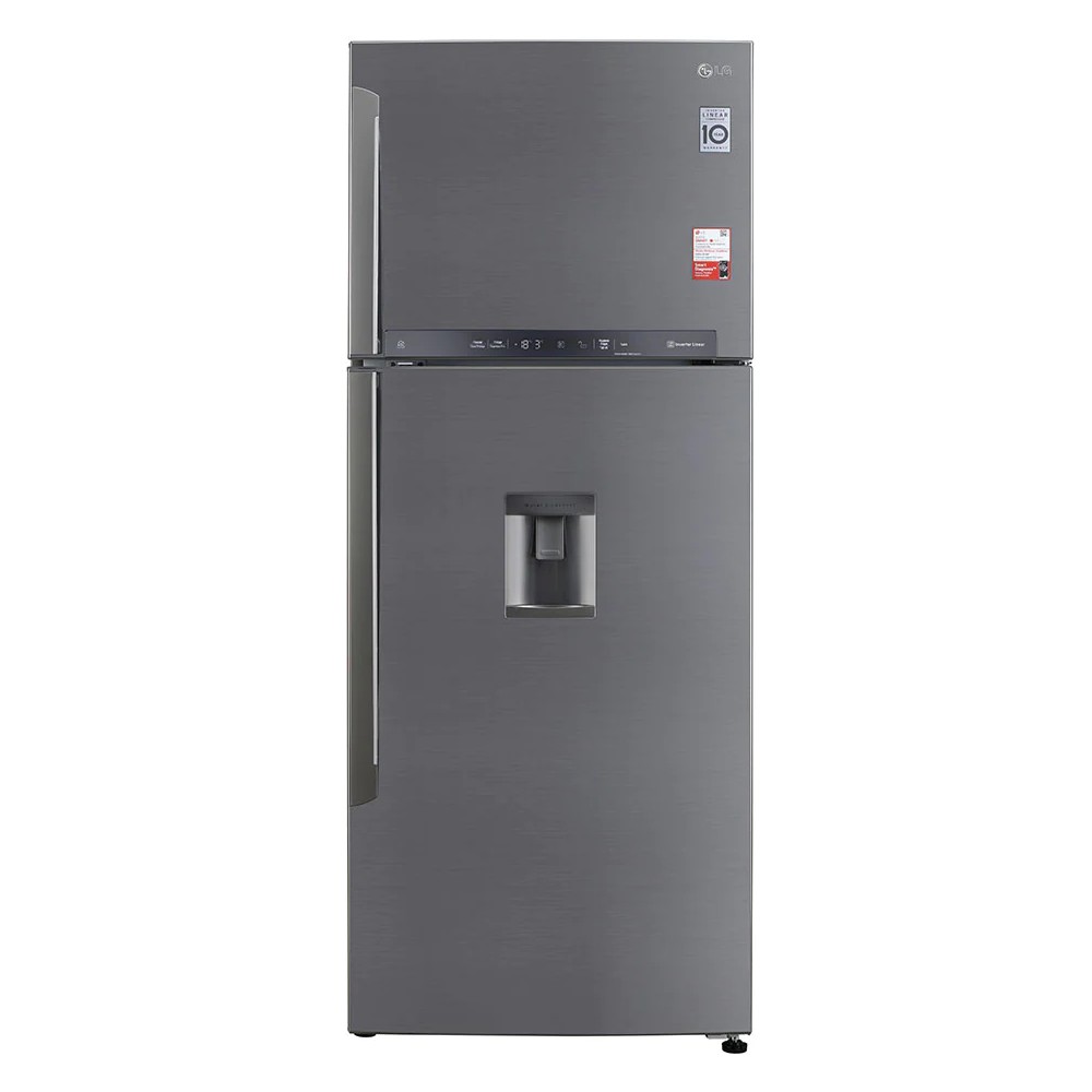 

LG 471 Ltrs 3 Star Frost Free Double Door Refrigerator with Water Dispenser (GLT502XPZ3, Shiny Steel)