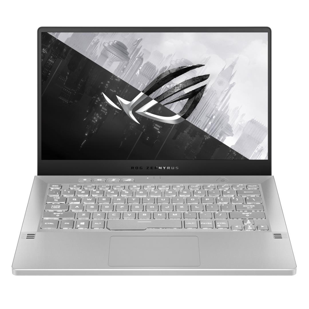 

Asus ROG Zephyrus G14 (2021) (AMD Ryzen 9 5900HS Processor/ 32 GB RAM / 1 TB SSD / 14" WQHD Display / 6 GB NVIDIA GeForce RTX Graphics / Win 10 / MSO), Moonlight white