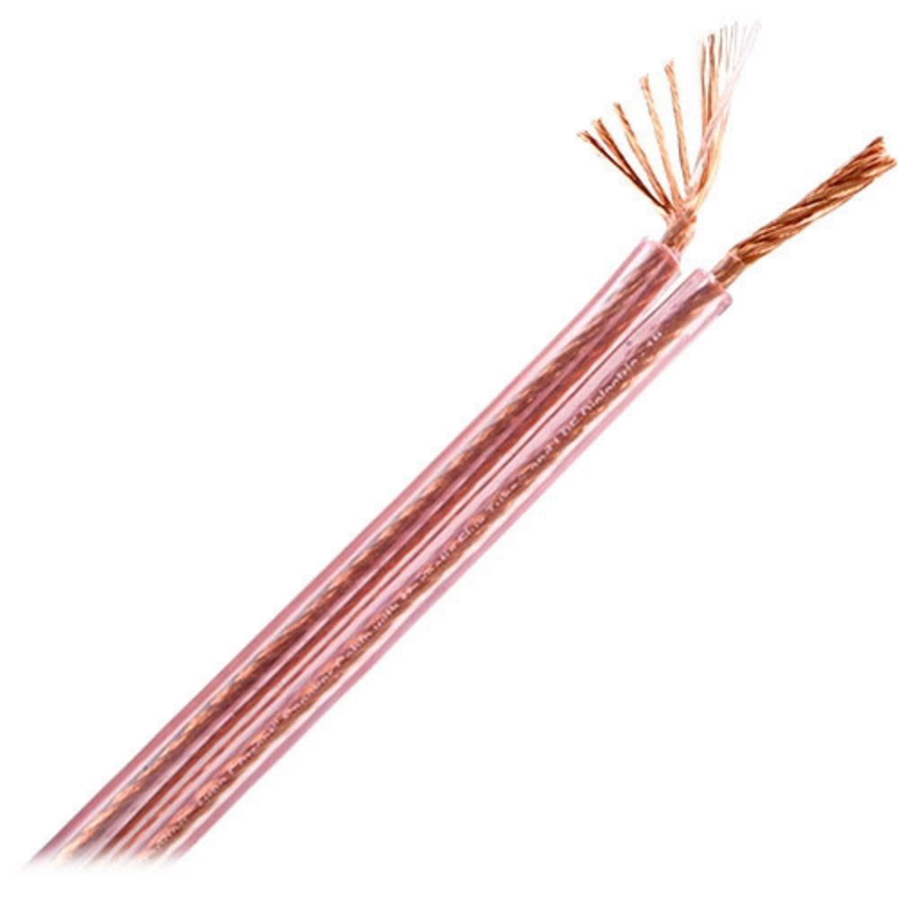 

Monster M2000 Clear Jacket, Magnetic Flux Tube 14AWG Speaker Cable (100 ft spool) (30mtrs)