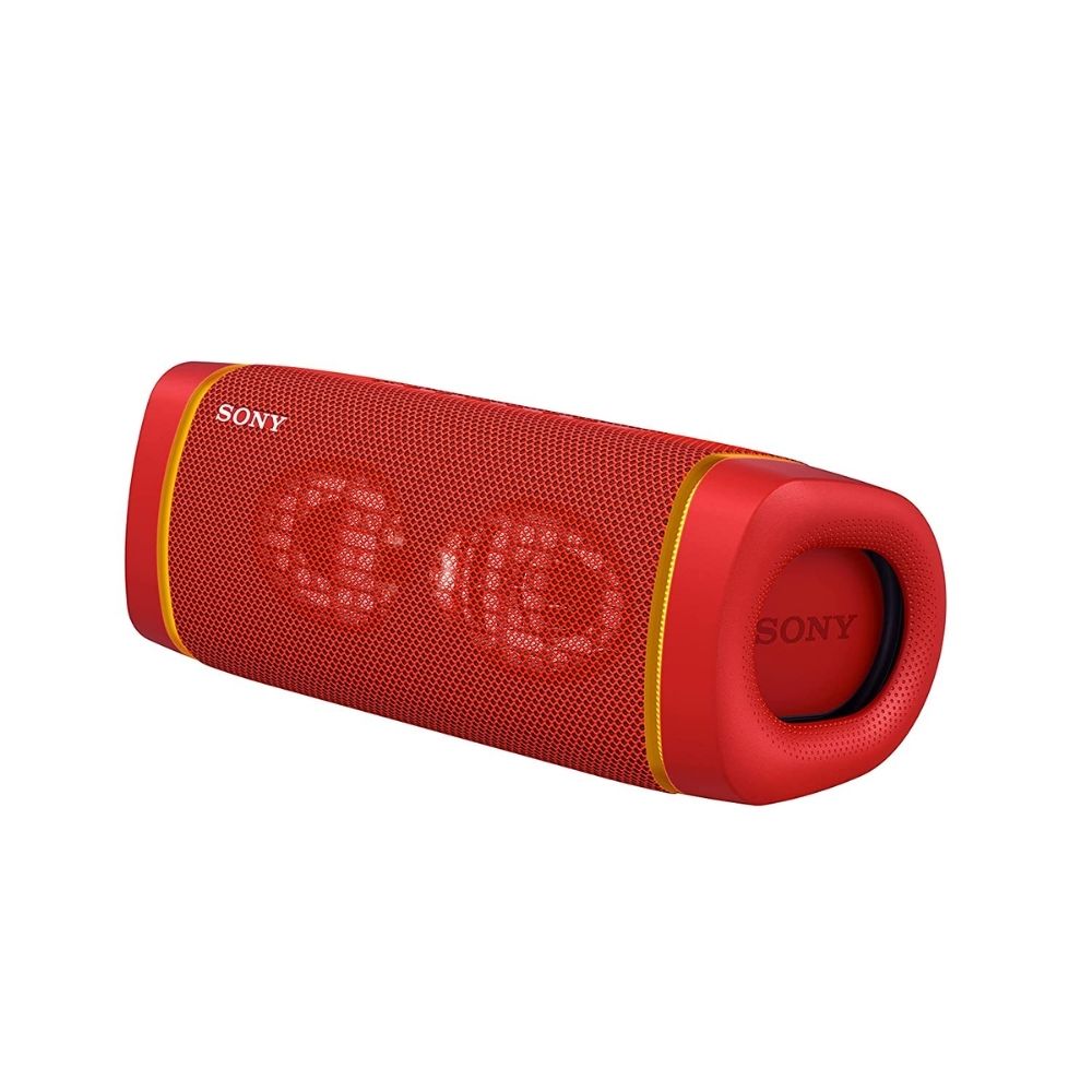 

Sony SRS-XB33 Wireless Extra Bass Bluetooth Speaker with IP67 waterproof & dustproof, Up to 24 hours of battery life (Red)