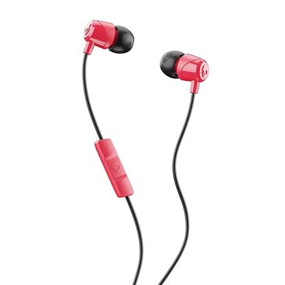 buy Skullcandy Jib Earbuds with Microphone, Noise Isolating Fit, Call and Track Control (Black/Red) :Skullcandy