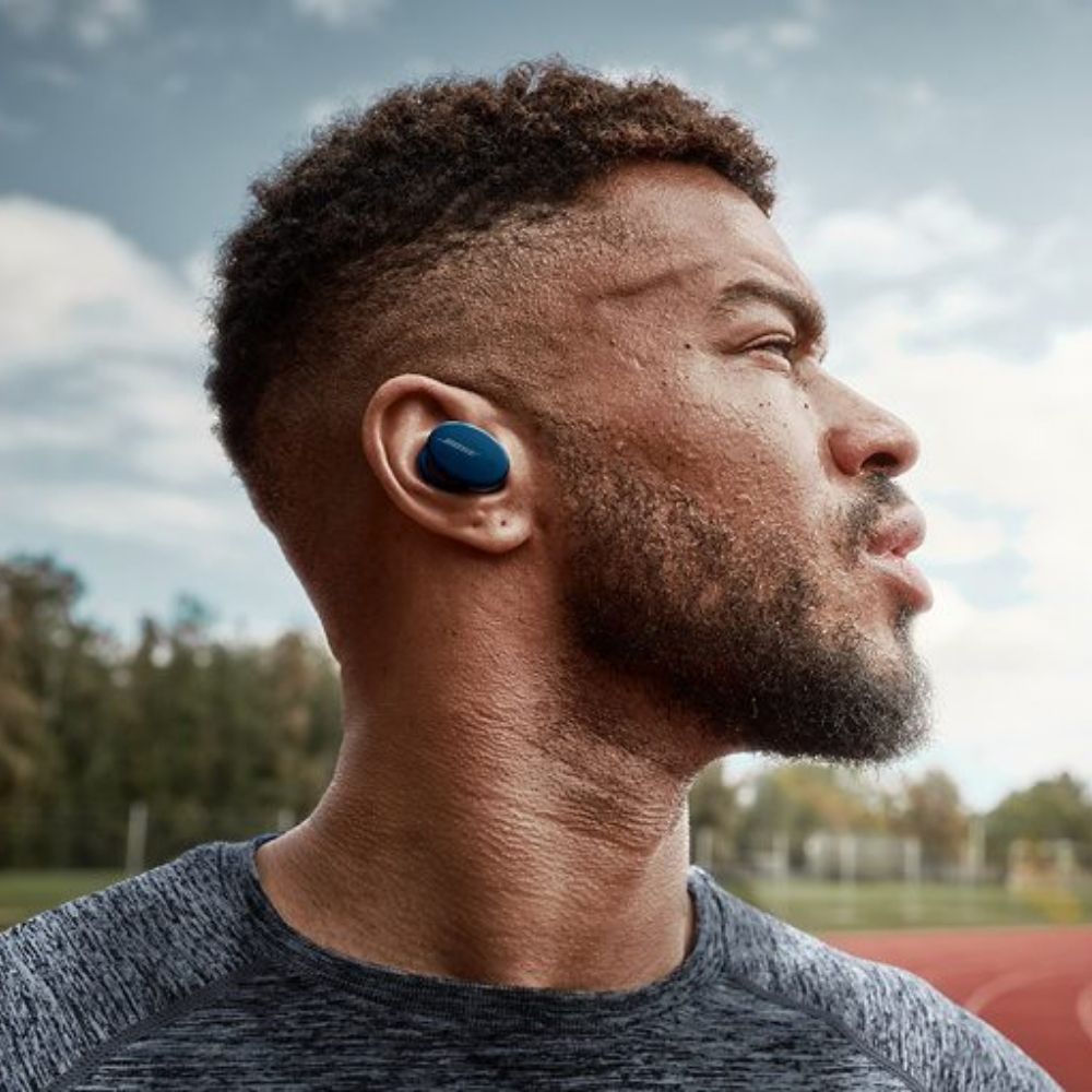 Bose Sport Earbuds - True Wireless Earbuds - Bluetooth In Ear Headphones  for Workouts and Running,Sweat Resistant with Touch control, (Baltic Blue)  | Vijay Sales