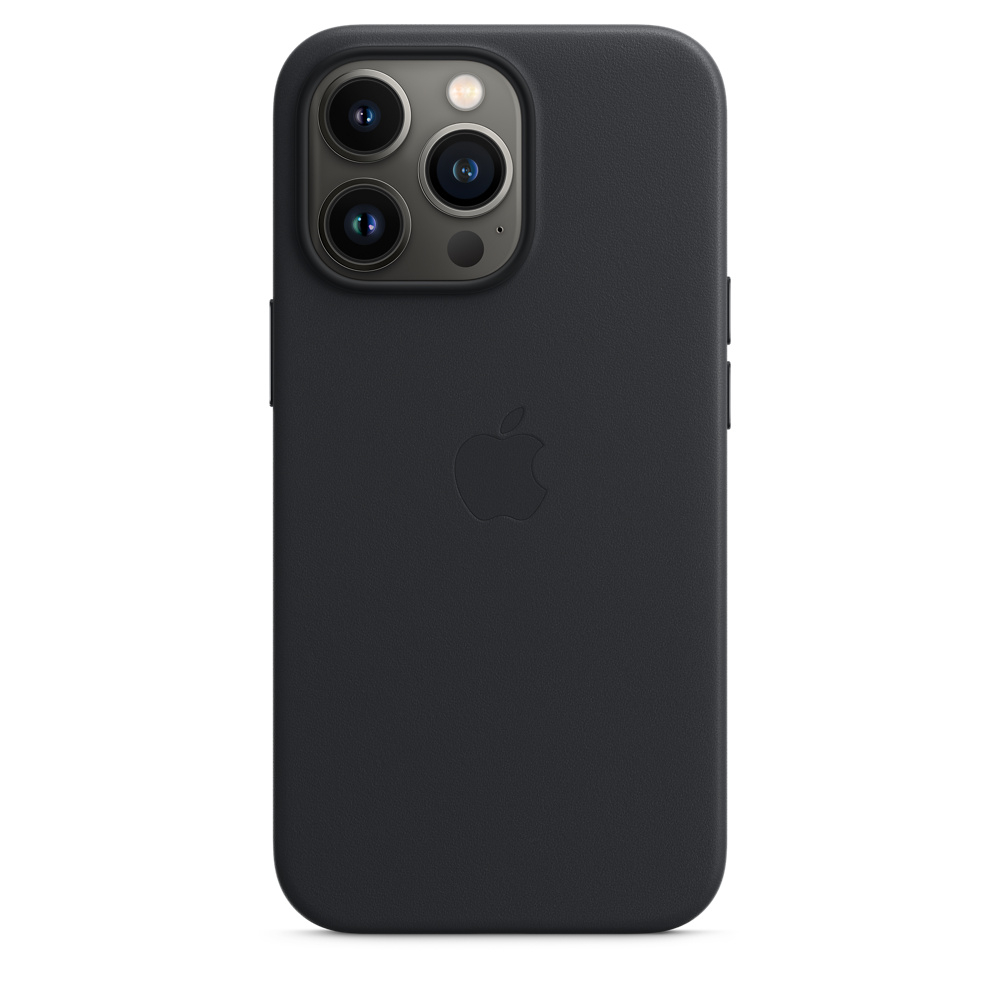 

Apple Leather Case With Magsafe Accesibility iPhone 13 Pro (Midnight), Black