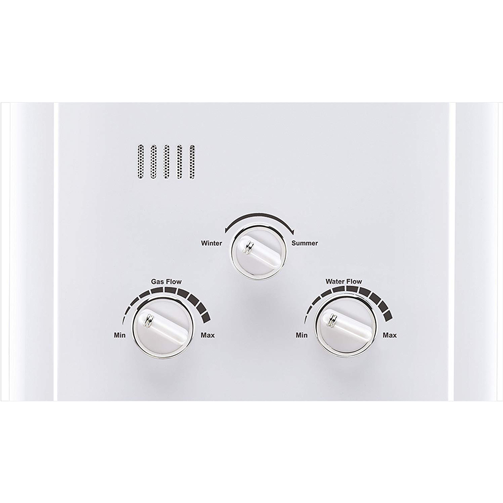 Bajaj Geyser Majesty Duetto Gas Water Heater (LPG) with Multiple Safety  Options like Child Lock, Anti-freeze device, 20 Minutes Timer | Vijay Sales