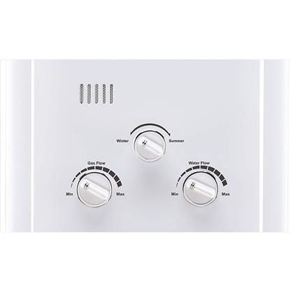 Bajaj Geyser Majesty Duetto Gas Water Heater (LPG) with Multiple Safety  Options like Child Lock, Anti-freeze device, 20 Minutes Timer | Vijay Sales