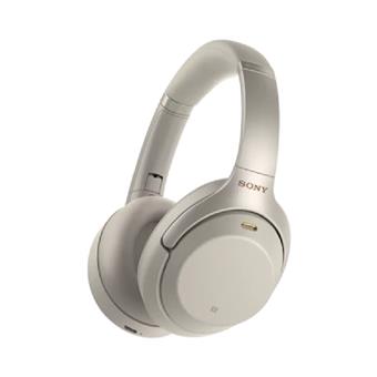 

Sony WH-1000XM3 Wireless Noise Cancelling Headphones, Bluetooth Headset, 30 Hours Battery Life, Touch Control & Alexa Voice Control (Silver), WH-1000XM3SM