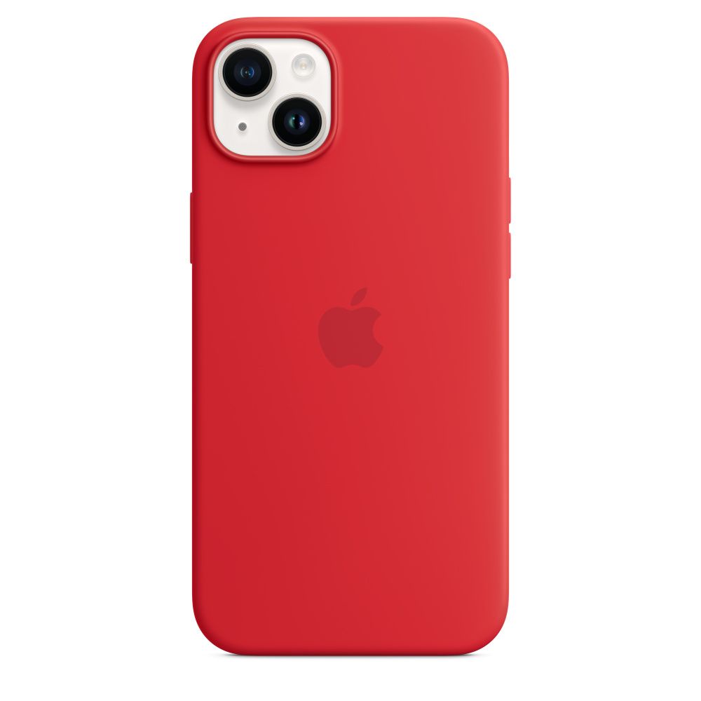 

Apple iPhone 14 Plus Silicone Case with MagSafe [(Product) Red]