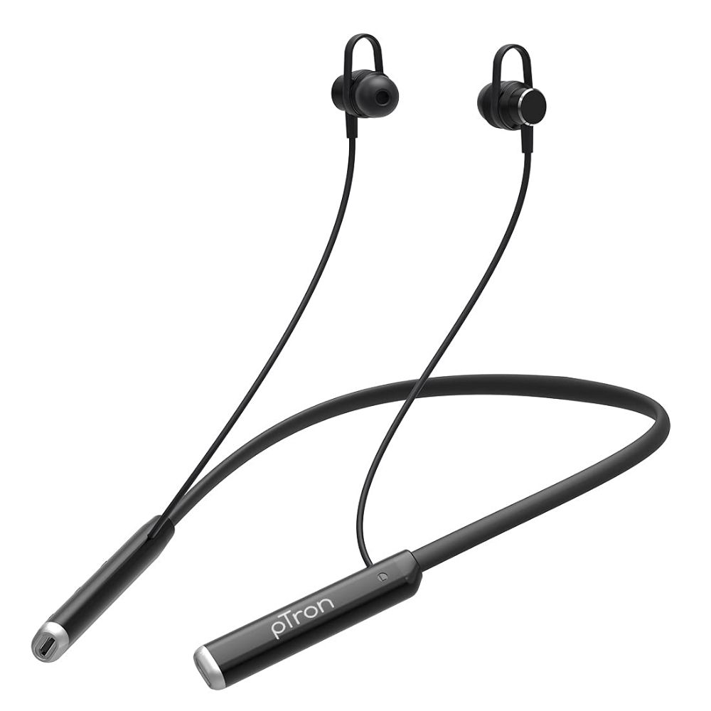 

pTron Tangent Pro ENC Wireless Bluetooth 5.2 Headphones with 20Hrs Playtime, Low Latency Gaming/Music, HD Sound, IPX4 Waterproof (Black)