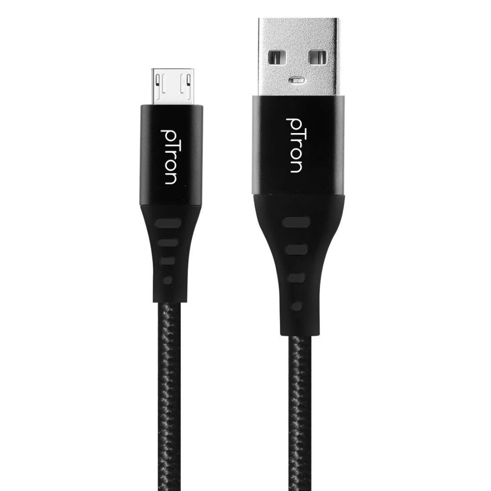 

pTron Solero MB301 3A 1.5-meter Micro USB Data & Charging Cable, Black