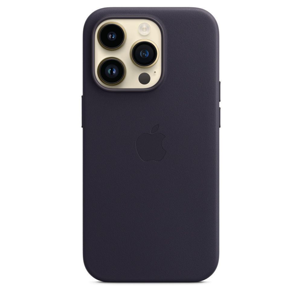

Apple iPhone 14 Pro Max Leather Case with MagSafe (Ink)