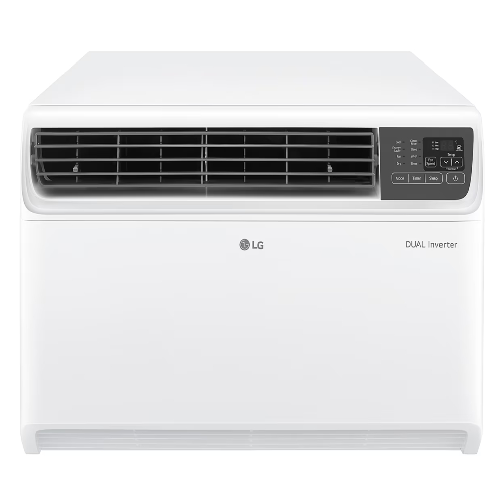

LG 1.5 Ton 3 Star Window DUAL Inverter Air Conditioner with ThinQ (Wi-Fi) & Convertible 4-in-1 Cooling (RW-Q18WWXA)